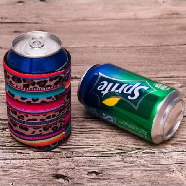 Can Cooler In Multicolor Cactus Neoprene Bottle Cover Floral Beer Holder DOM109551 |