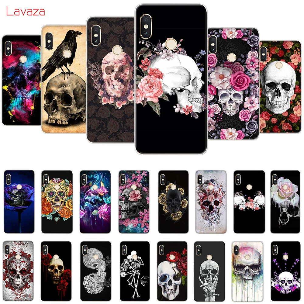 Модный жесткий чехол для телефона Lavaza в стиле ретро с цветком и черепом Huawei P30 Pro