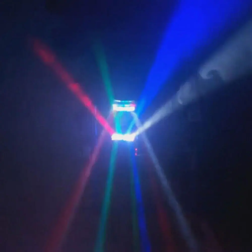 4 шт./лот Led 8x10 Вт RGBW Луч света 8 глаз Мини Паук свет DMX512 движущийся головной