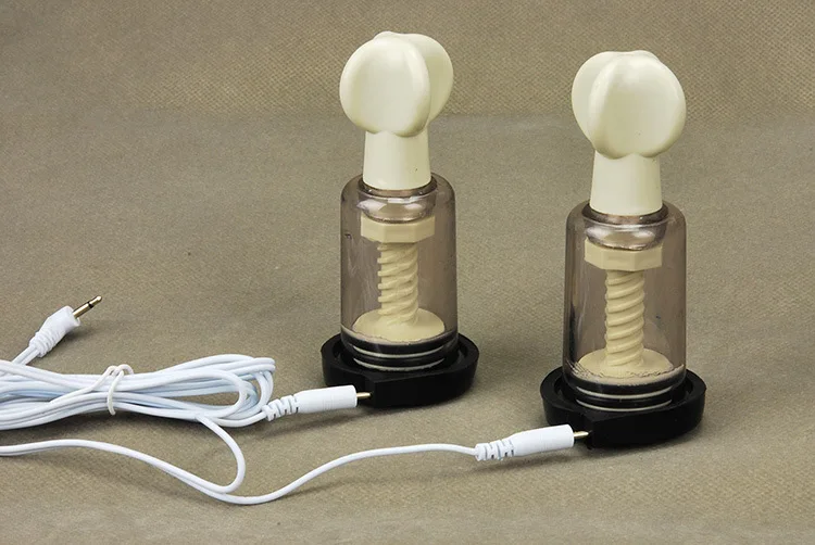 Электрошоковые секс-товары электрические хомуты для сосков медицинская тема