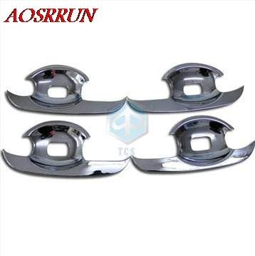 

for Renault Koleos 2009-2013 door bowl decoration modified door wrist 4PCS car accessories car-styling 3D sticker Car Interior