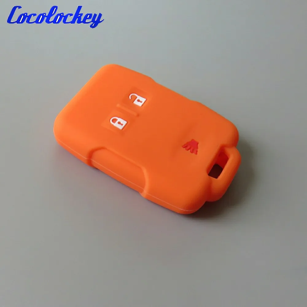 Cocolockey силиконовый чехол для автомобильного ключа GMC SIERRA CHEVROLET SILVERADO CHEVY 3 кнопки