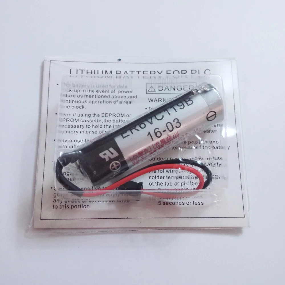 10 шт./лот Оригинальный Новый ER6V ER6VC119B аккумулятор 3 6 в 2000 мАч ПЛК литиевые батареи