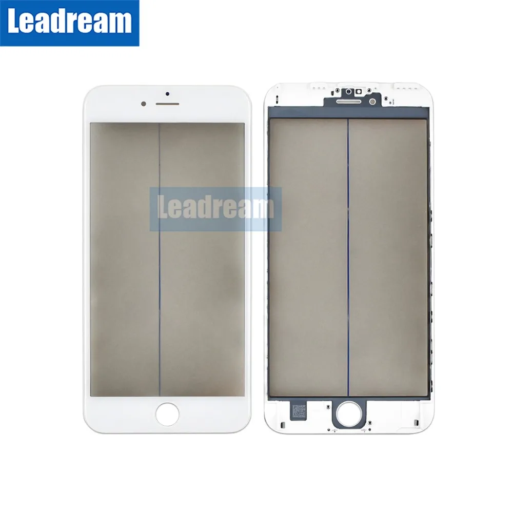 Leadream 10 шт. 4 в 1 передняя внешняя стеклянная крышка для iPhone 6 6S Plus переднее стекло с