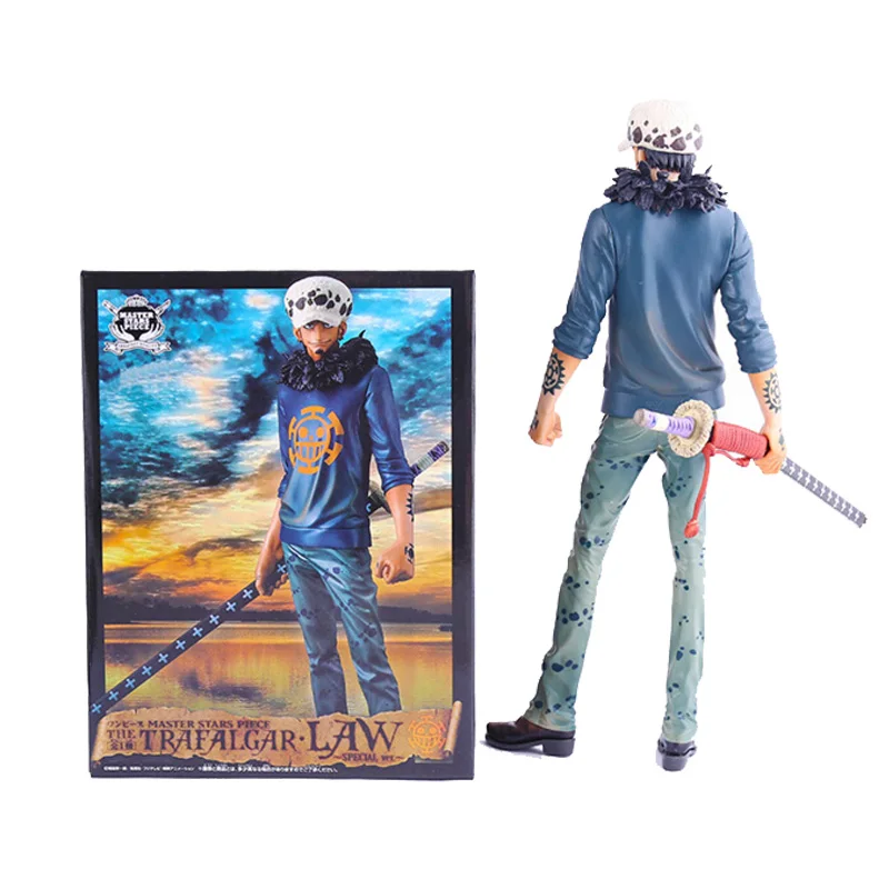 Экшн фигурка из ПВХ с аниме Trafalgar Law модель куклы игрушки 28 см|Игровые фигурки и