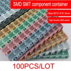 NOVFIX 100 шт.лот SMD SMT контейнер контейнеры для хранения электронный кейс комплект 1 # автоматически всплывает патч-бокс