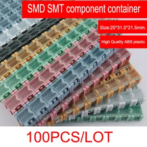 NOVFIX 100 шт.лот SMD SMT контейнер контейнеры для хранения электронный кейс комплект 1 # автоматически всплывает патч-бокс