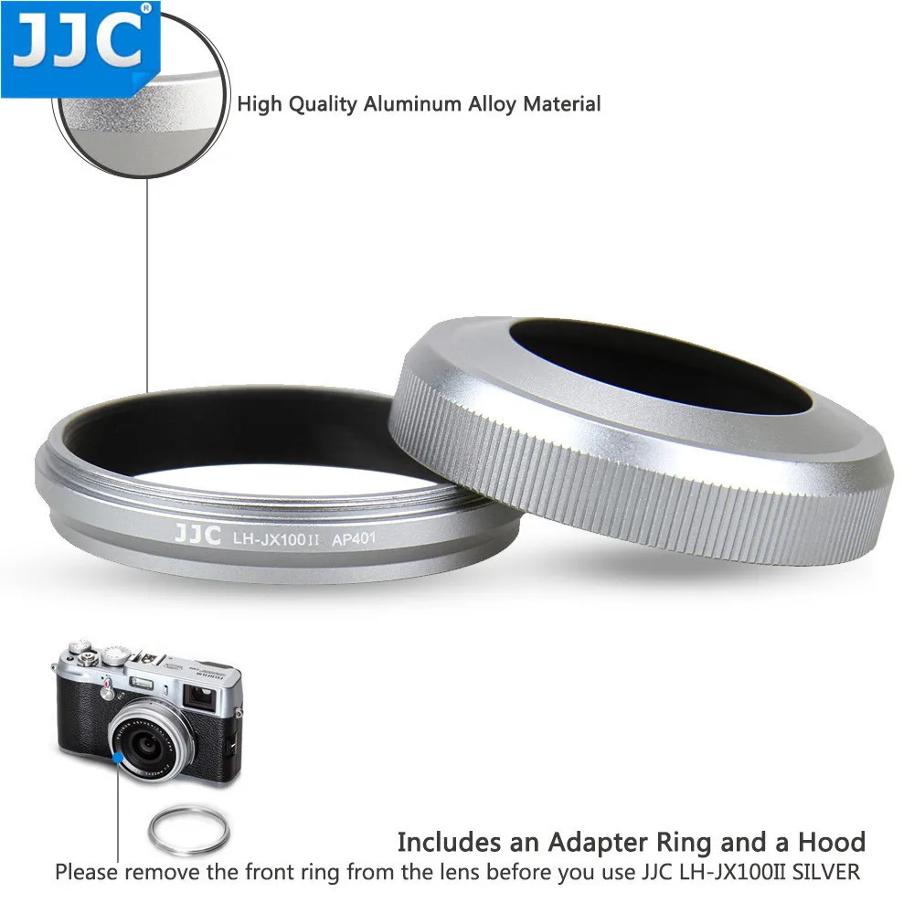 Металлическая Резьбовая бленда JJC переходное кольцо 49 мм для камеры FUJIFILM X100 X100S