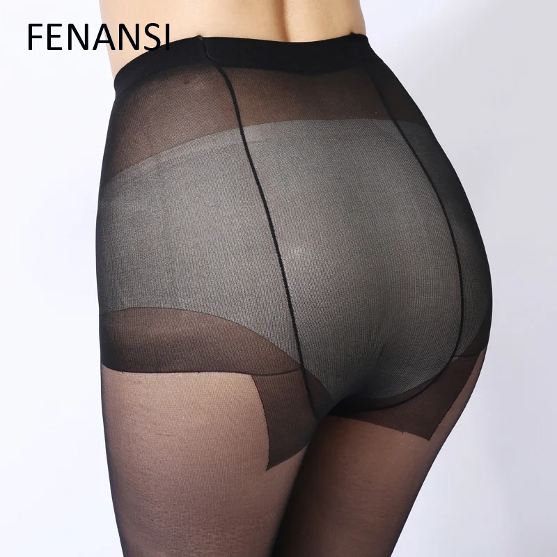 FENNASI Нейлоновые женские блестящие колготки модные сексуальные бесшовные