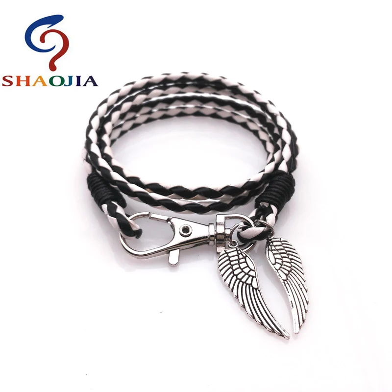 Новый стильный браслет с красными крыльями в стиле панк 2020 Горячая распродажа!