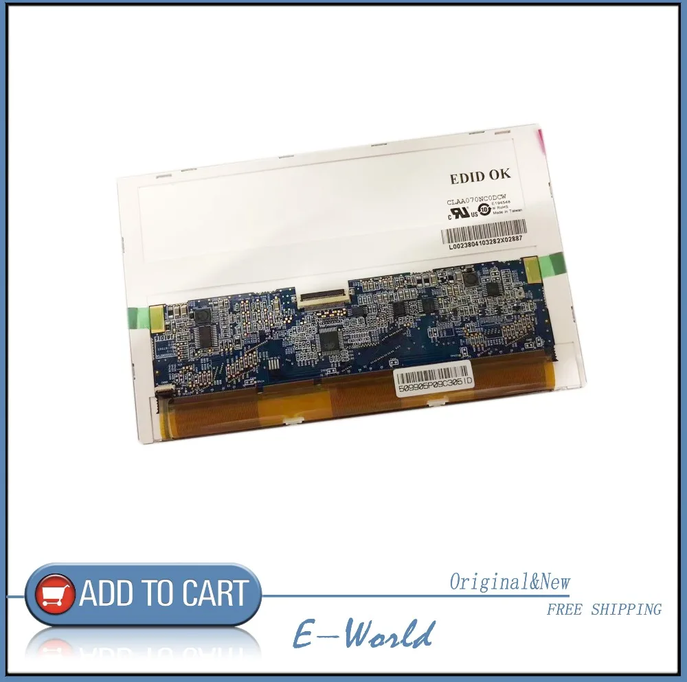 

Оригинальный 7-дюймовый ЖК-экран CLAA070NC0DCW CLAA070NC, бесплатная доставка