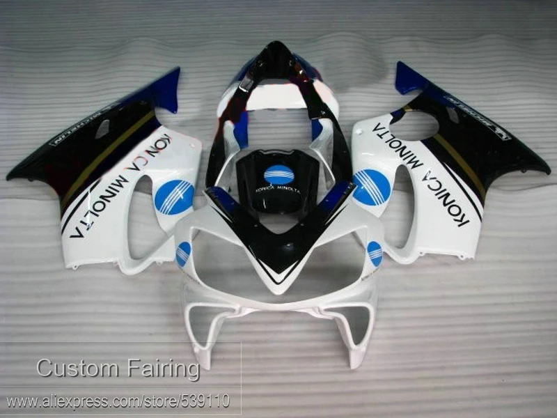 

Injection Molded Free 7 Gifts Fairing Kit For Honda CBR600 F4I 01 02 03 White Blue Black Fairings CBR600 F4I 2001-2003 HC24