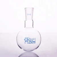 single standard mouth round bottomed flaskcapacity 250ml and joint 2440single neck round flask