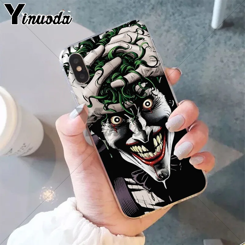 11pro MAX DC Joker Karta Мягкий ТПУ чехол для телефона iPhone 6S 6plus 7 7plus 8 plus X Xs 5 5S XR | Мобильные
