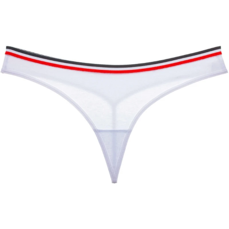 Pholeey женские стринги сексуальные чистый цвет хлопковые трусы с низкой талией