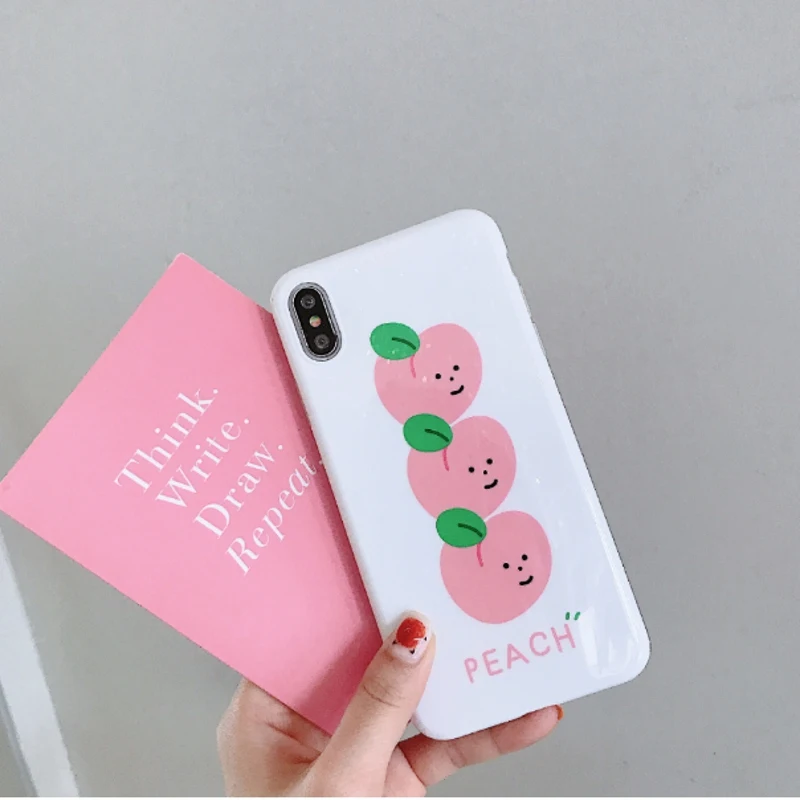 Летний чехол с принтом авокадо для Iphone 8 Plus Силиконовый ТПУ 6 S 7 X XS Max XR чехлы |