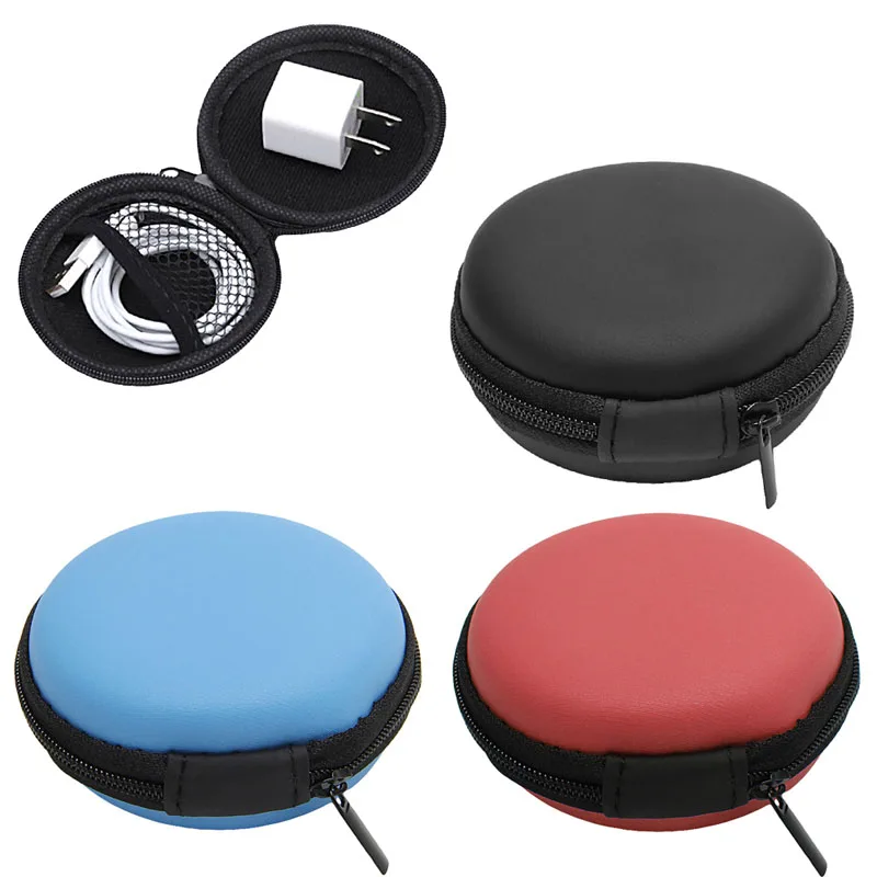 

THINKTHENDO Mini Coin Purse Hard Case Bag Storage Case Box For SD TF Card Earphones Headphones Earbuds