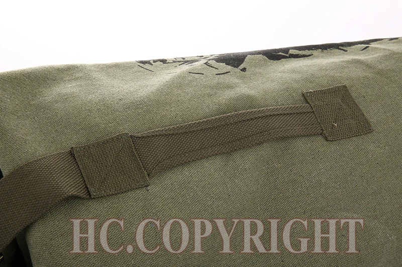 Мужской винтажный многофункциональный военный холщовый рюкзак дорожный