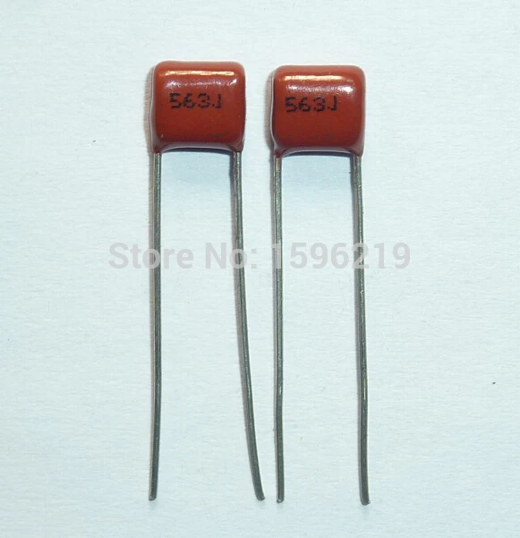 Конденсатор CBB 563 100V 563J 0 056 мкФ 56nF P5 CL21 металлизированная полипропиленовая пленка