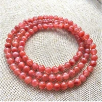 south red jadeit liangshan material original stone ice floating flame pattern hand string bracelet necklace persimmon ros