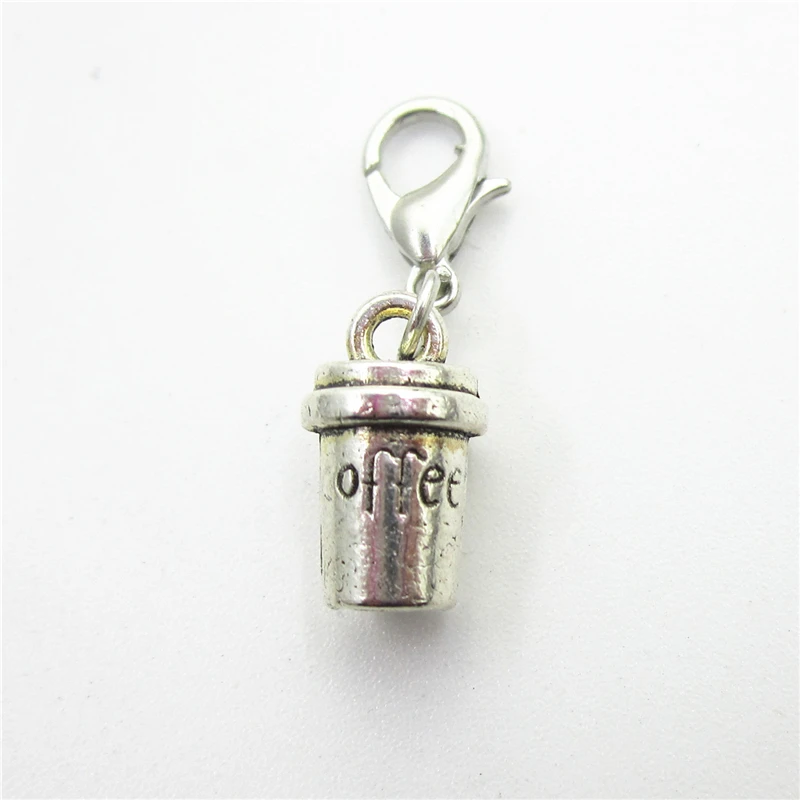 Новое поступление 20 шт./лот висячие подвески для кофейной чашки с