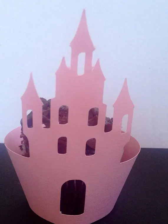 Принцесса/Сказочный замок обертки для кексов на свадьбу день рождения Свадебный