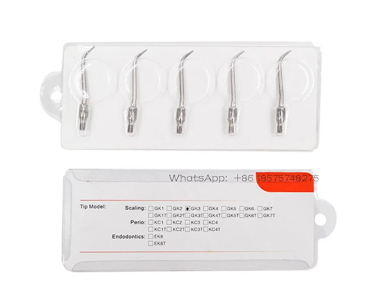 

GK1,GK2,GK3,multifunction scaler tip compatible with KAVO DENTAL scaler handpiece to remove the calculus and bacterial lasue