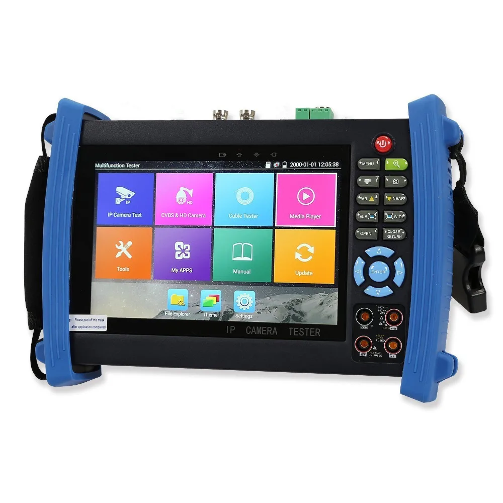 7 дюймов retina Dsplay ip-камера Тестер CCTV тестер CVBS Аналоговый тестер с POE/IP обнаружения/Быстрый ONVIF/wifi/8G IPC-8600 PLUS