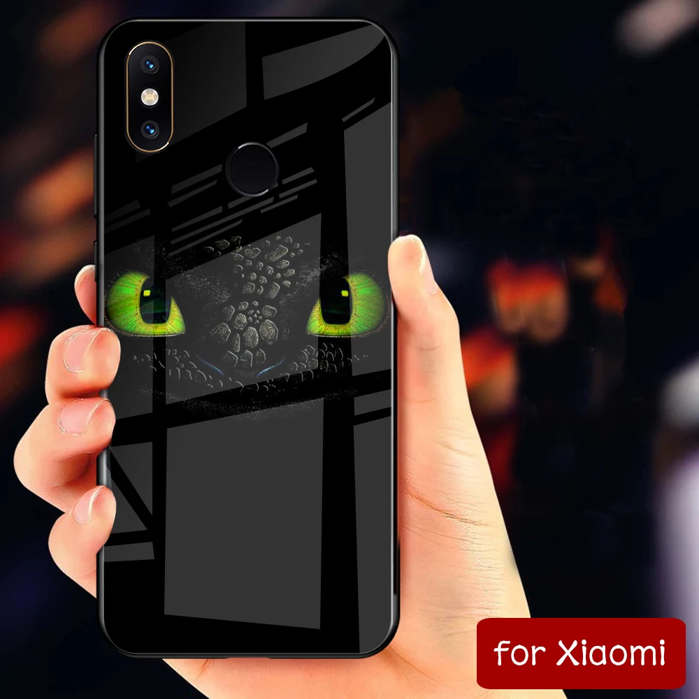 Чехол FinderCase для Xiaomi mix 2s чехол телефона из закаленного стекла Train Your Dragon задняя