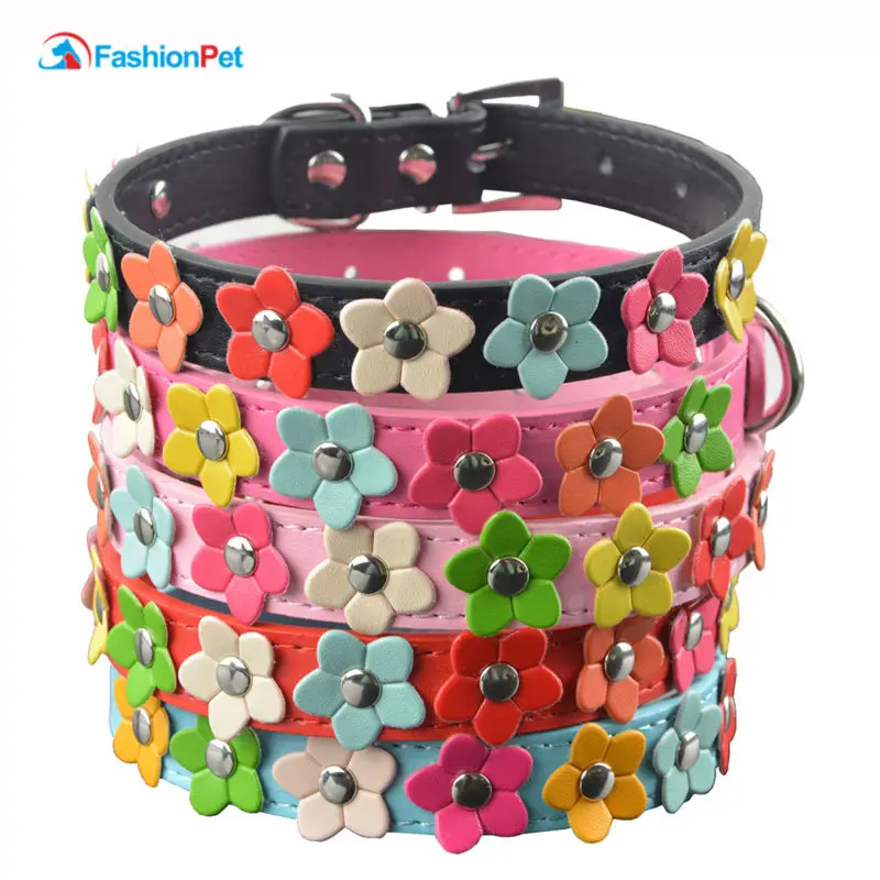 Ошейник для собак и кошек кожаный ошейник с шипами 6 цветов 4 размера|dog collar|dog collar