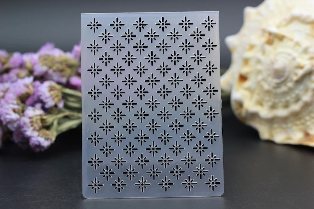 Пластиковая папка для тиснения алмазная геометрическая фигура точки сетка