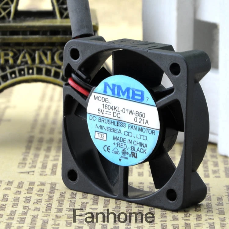 Вентилятор охлаждения для 4010 NMB 1604KL-01W-B50 5V 0.21A Северная и Южная мост жесткий диск т.