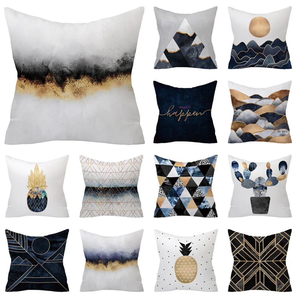 Новая наволочка серая для дивана автомобиля на талии подушки домашний декор