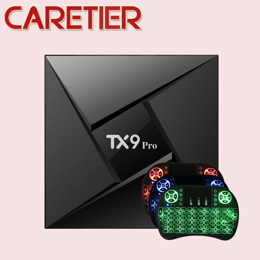 ТВ приставка TX9 pro Smart TV 1 шт. Восьмиядерный процессор Amlogic S912 Android 7 2 Гб ОЗУ 16 ПЗУ ОС