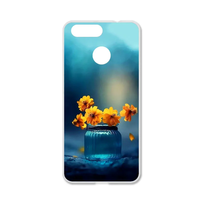 Мягкий чехол из ТПУ для zte Blade V9 Vita чехол s для zte Blade V9 Vita чехол s чехлы гибкий DIY окрашенный защитный силиконовый чехол Capa - Цвет: Q084