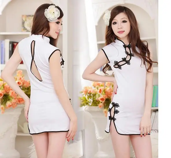 Женское белье sexy hot Эротика неглиже cheongsam розовые мундиры искушение женщины порно