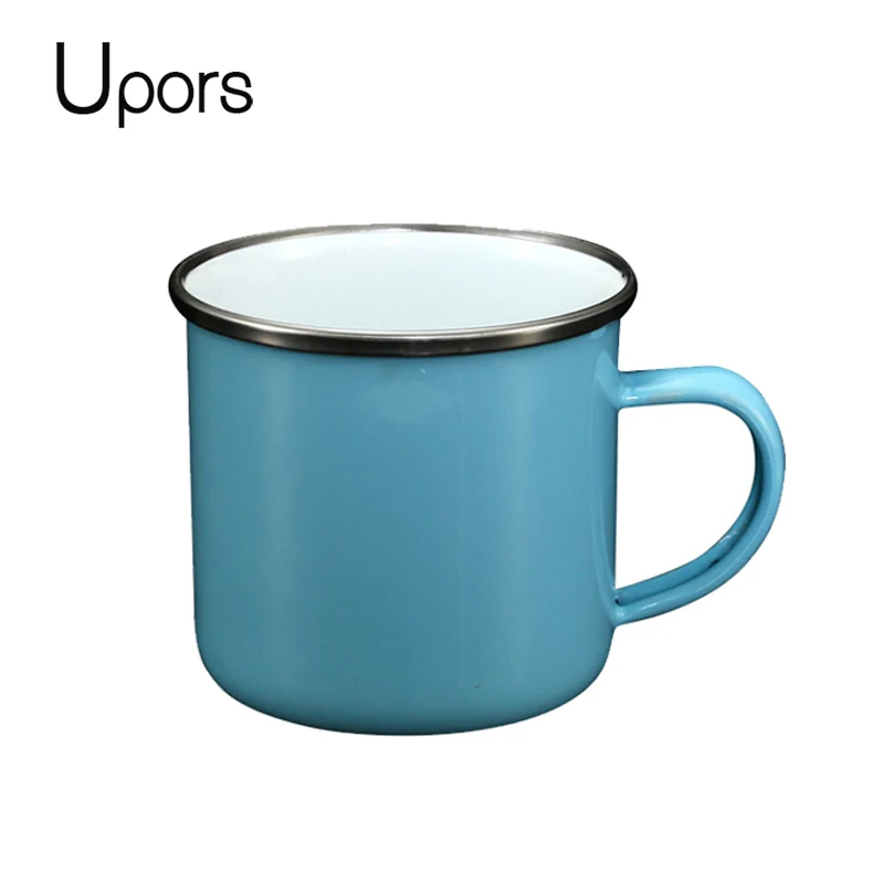 Эмалированная кофейная кружка UPORS с ручкой 12 унций без БФА Классическая