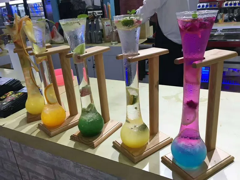 Прямая поставка стеклянная бутылка для воды с бамбуковой опорой|water bottle|straw water