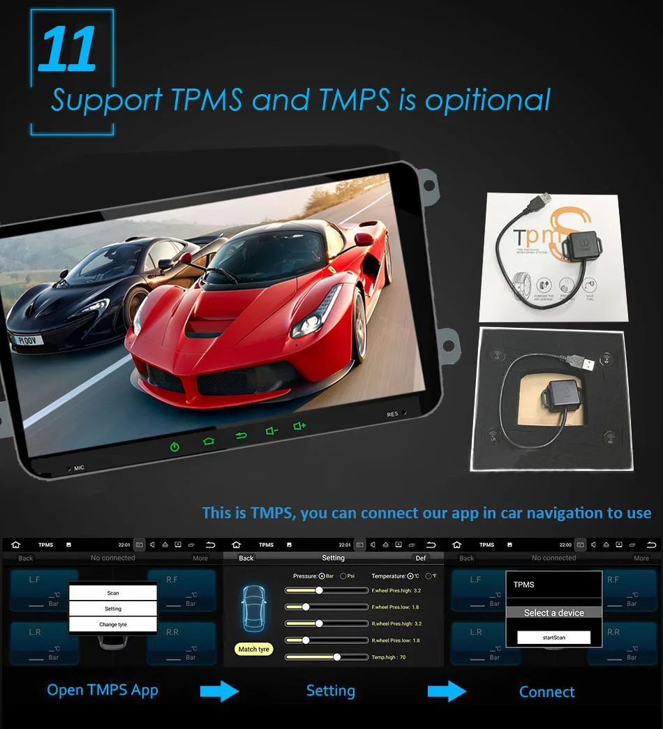9 дюймов Android 9,1 1+ 16G автомобиль Mp5 Multimidia авто радио Gps для VW Volkswagen Golf Polo Passat b7 b6 SEAT leon Skoda w/Canbus 46