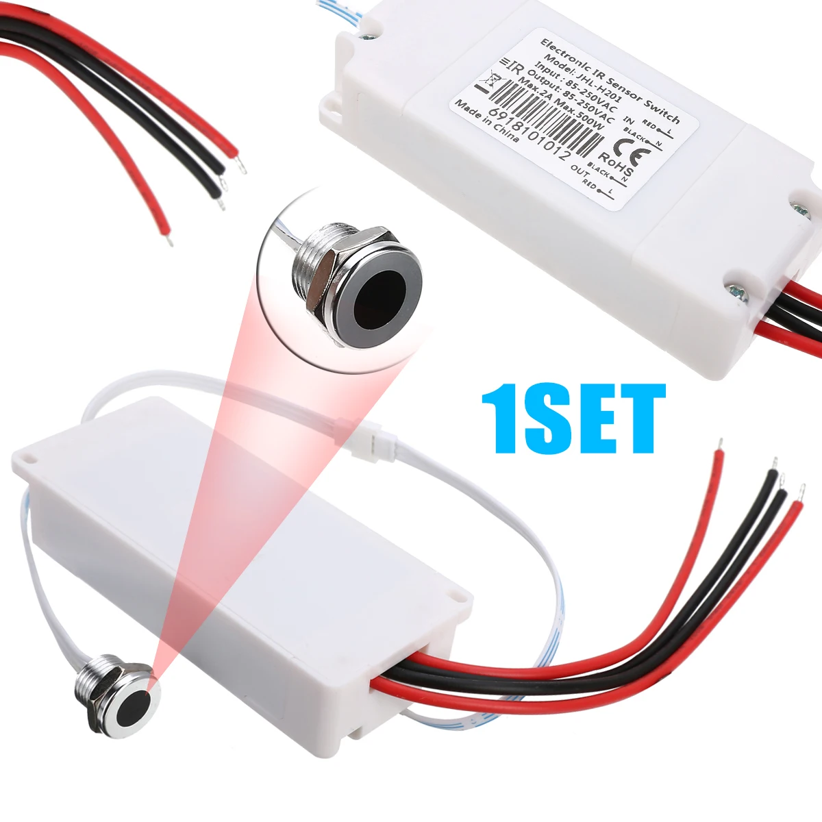 Mayitr IP44 ИК сенсор переключатель бесконтактный датчик движения тела