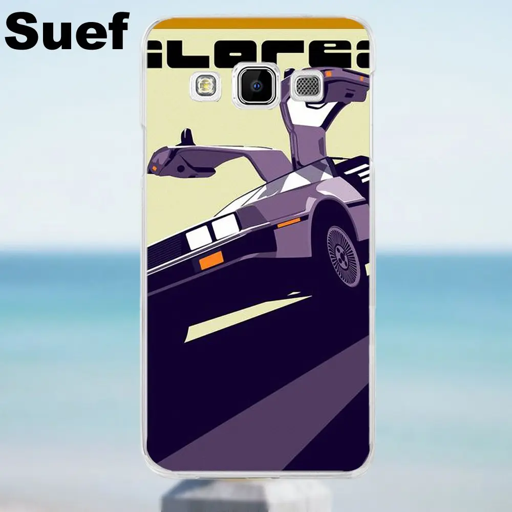 Delorean Time Machine Для Galaxy Alpha Core Prime Note 2 3 4 5 S3 S4 S5 S6 S7 S8 mini edge Plus Мягкий чехол для телефона