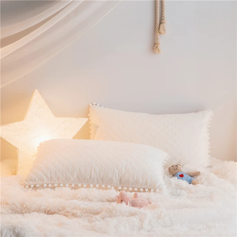 Комплект постельного белья из флисовой ткани для девочек комплект белого