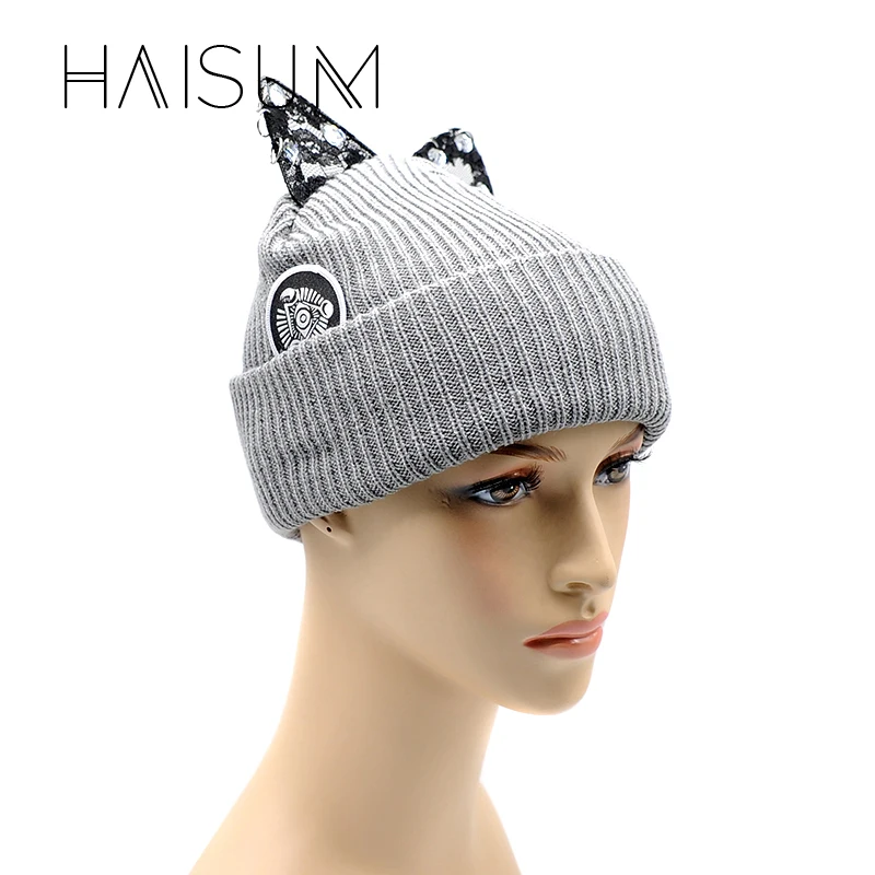 2018 прямые продажи настоящая корейская мода Haisum женские зимние теплые вязаные