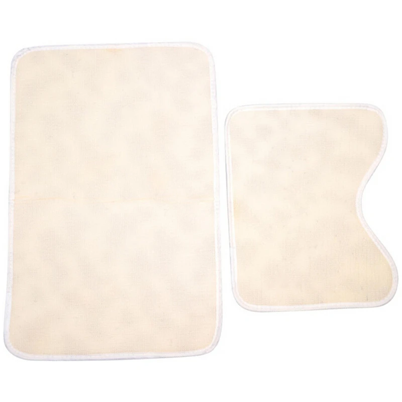 Коврик для ванной комнаты 2 шт. хлопок в форме гальки|toilet mat|non slip bath matbath toilet mat |