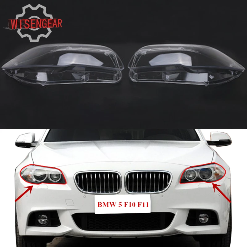 Передняя фара Объектив Фары для автомобиля Обложка BMW 5 серии F10 F11 M5 528i 530i 535i 535d 550i