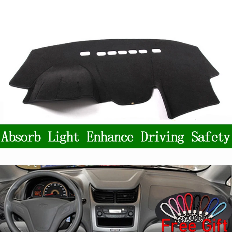 

For Chevrolet New Sail 2010 2011-2014 Dashboard Cover Sun Shade Non-slip Dash Mat Pad Carpet Car Stickers Interior Accessories