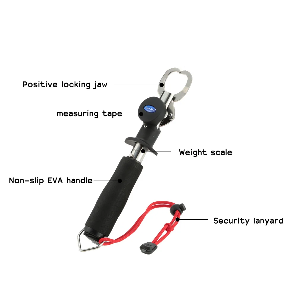 Портативный рыболовный захват с максимальной нагрузкой 15 кг из нержавеющей