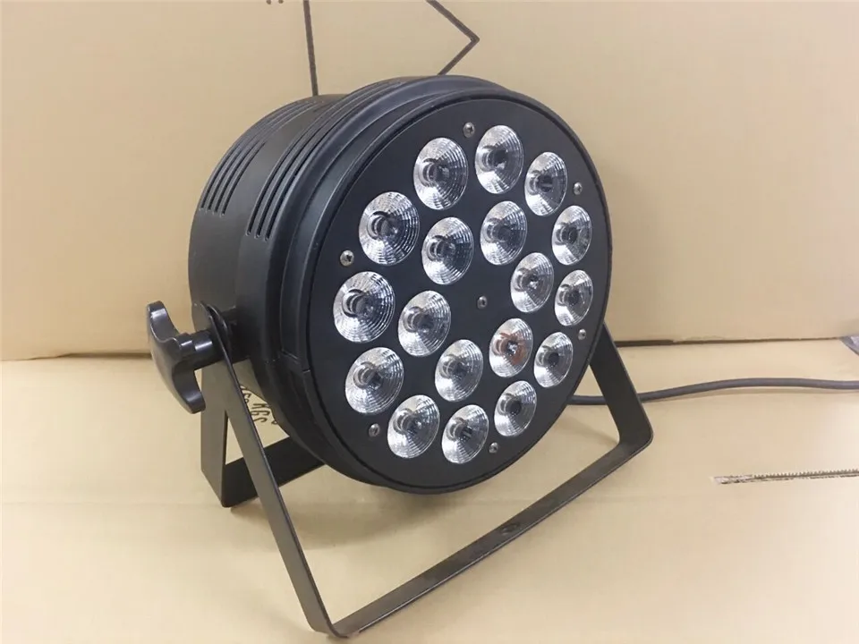 6 pz 18x18 W LED Par Luci con 1 чехол для полета rgbwa uv в led par luce | Лампы и освещение