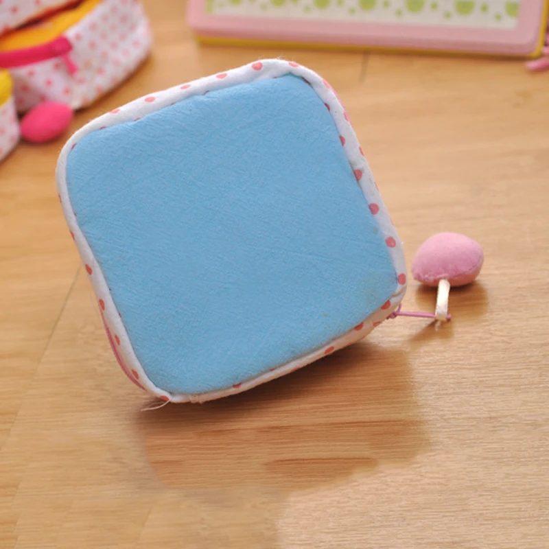 QuickDone женские хлопковые сумки для хранения гигиенических салфеток милый