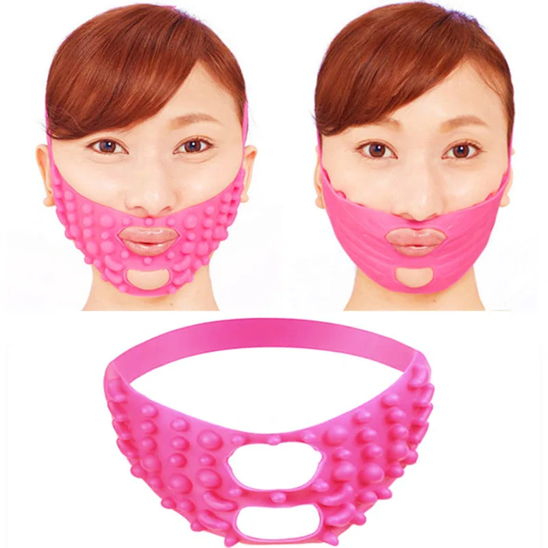 Двухсторонний бандаж для похудения лица двойного назначения правильный пояс